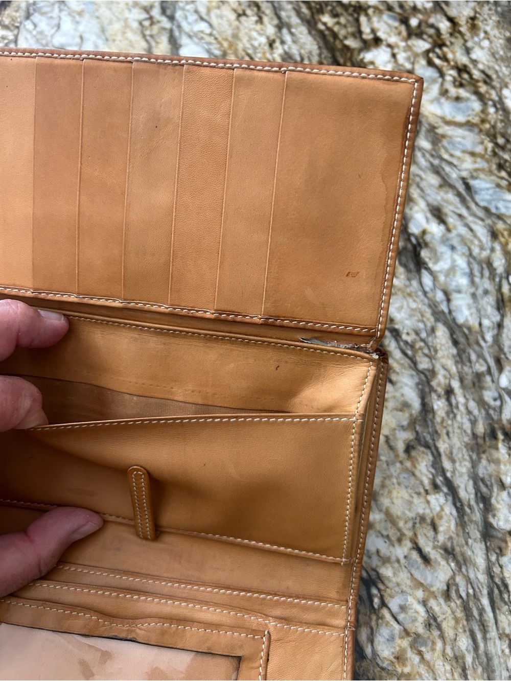 Vintage Gucci Brown GG Canvas Continental Wallet with Green and Red Webbing - Picture 9 of 16